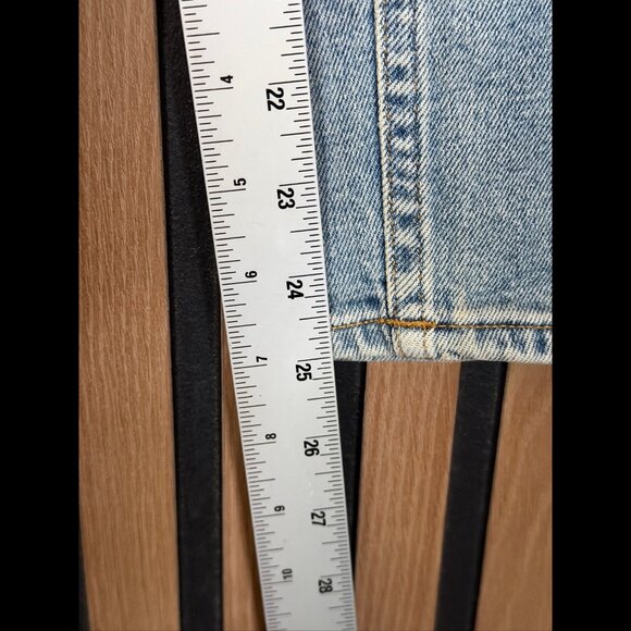 Acne Studios Jeans 26 Womens Blue Patti Dirty Ankle Skinny Stretch - Picture 5 of 8